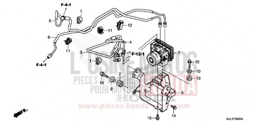 MODULATEUR ABS NC750XDE de 2014